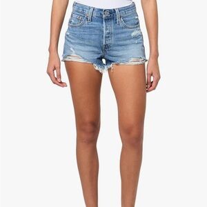 Levi's Women’s 501 Original Blue Jean Shorts